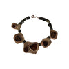 Secondhand Collection Privée Antique Glass and Metal Necklace - '90s