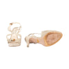 Secondhand Prada Beige Leather Strappy Heel Sandals - '10s