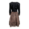 Secondhand Lancetti Vintage Shimmer and Velvet Dress - '90s