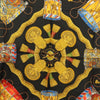 Secondhand Hermès Carré 90 Black Silk Accessories