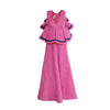 Secondhand Capucci Plunge Neck Ruffle Dress - '70s