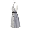 Secondhand Moschino Cheap and Chic Embroidered Midi Dress - '10s