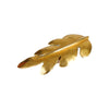 Secondhand Salvatore Ferragamo Leaf Earrings - '90s