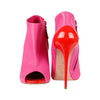 Secondhand Alexander McQueen Peeptoe Ankle Boots - '10s