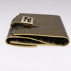 Secondhand Fendi Zucchino Gold Patent Leather Accessories