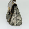 Secondhand Bulgari Leoni Grey Leather Bag