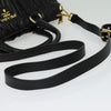 Secondhand Prada Gaufre Black Leather Bag