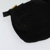 Secondhand Fendi Mamma Baguette Black Suede Bag