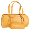 Secondhand Louis Vuitton Soufflot Yellow Leather Bag