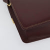 Secondhand Cartier Must line Burgundy Leather Bag
