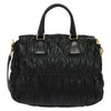 Secondhand Prada Gaufre Black Leather Bag