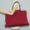 Secondhand Bottega Veneta Red Canvas Bag