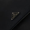 Secondhand Prada Triangle Logo Black Leather Bag