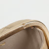 Secondhand Chanel Logo CC Gold Leather Bag