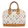 Secondhand Louis Vuitton Alma White Canvas Bag
