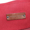 Secondhand Bottega Veneta Red Canvas Bag