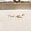 Secondhand Chanel Logo CC Gold Leather Bag