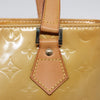 Secondhand Louis Vuitton Houston Beige Patent Leather Bag