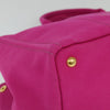 Secondhand Prada Canapa Pink Canvas Bag