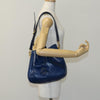 Secondhand Céline Seau Blue Leather Bag