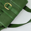 Secondhand Bulgari Chandra Green Leather Bag
