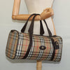 Secondhand Burberry Haymarket Beige Canvas Bag