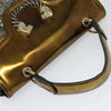Secondhand Bulgari Leoni Grey Leather Bag