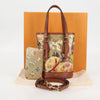 Secondhand Louis Vuitton Bucket Beige Canvas Bag
