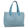 Secondhand Chanel Travel line Blue Nylon Bag