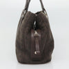 Secondhand Bulgari Logo Brown Canvas Bag