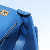 Secondhand Fendi Bebaguette Blue Leather Bag
