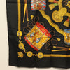 Secondhand Hermès Carré 90 Black Silk Accessories