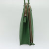 Secondhand Prada Saffiano Green Leather Bag