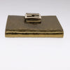 Secondhand Fendi Zucchino Gold Patent Leather Accessories