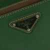 Secondhand Prada Saffiano Green Leather Bag