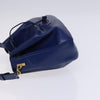 Secondhand Céline Seau Blue Leather Bag