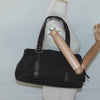 Secondhand Bulgari Logo Brown Canvas Bag