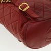 Secondhand Chanel Duma Red Leather Bag