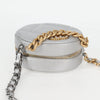 Secondhand Chanel Ronde Silver Leather Bag