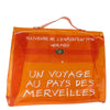 Secondhand Hermès Kelly Orange Vinyl Bag