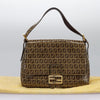 Secondhand Fendi Mamma Baguette Brown Canvas Bag