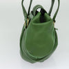 Secondhand Bulgari Chandra Green Leather Bag