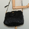 Secondhand Prada Gaufre Black Leather Bag