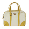Secondhand Prada Tessuto Yellow Synthetic Bag