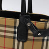 Secondhand Burberry The Banner Beige Canvas Bag