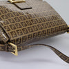 Secondhand Fendi Mamma Baguette Brown Canvas Bag