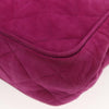 Secondhand Chanel Coco Mark Purple Suede Bag