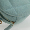 Secondhand Chanel Ronde Blue Canvas Bag