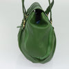 Secondhand Bulgari Chandra Green Leather Bag