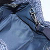Secondhand Prada Canapa Navy Wood Bag